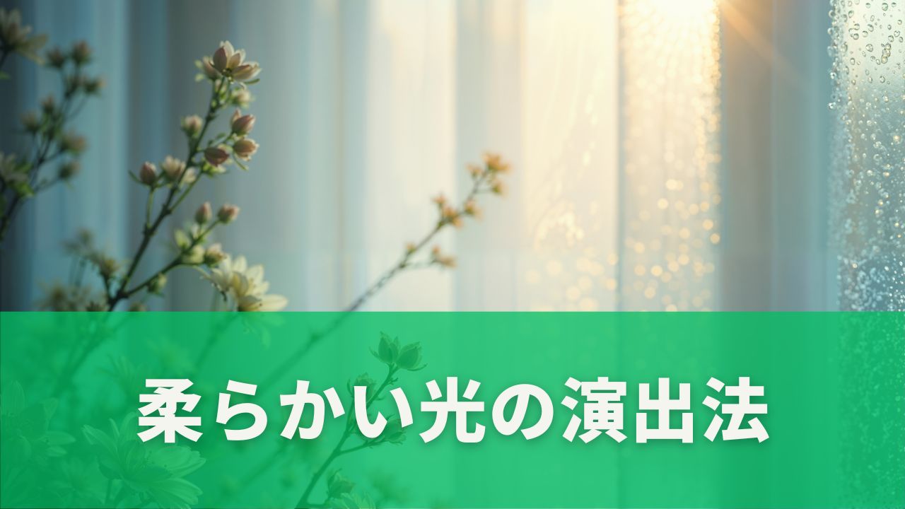 カーテンや窓辺でつくる柔らかい光の演出法